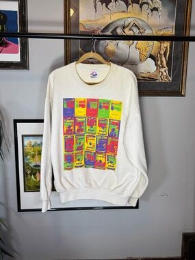 Vintage Andy Warhol Soup Cans Sweatshirt 90s